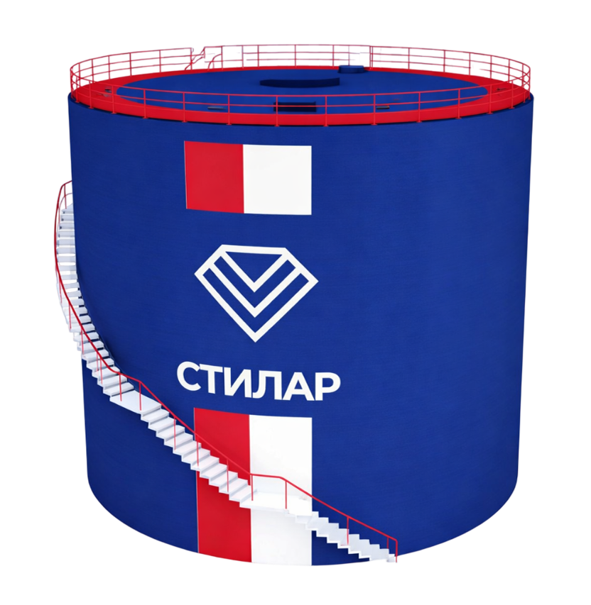 Цельносварной резервуар РВС для аварийного запаса воды 125 м³ от завода-производителя