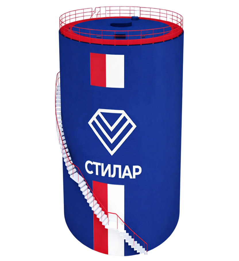 Цельносварной резервуар РВС для АЗС 3 м³ от завода-производителя