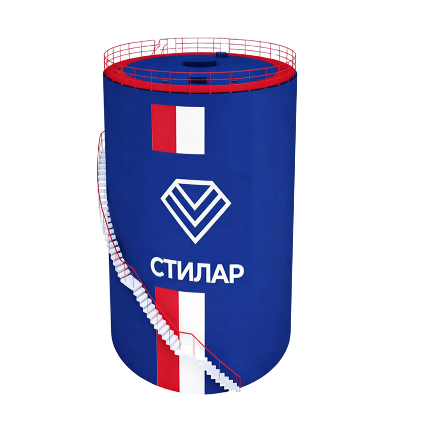 Цельносварной резервуар РВС для масла 5 м³ от завода-производителя